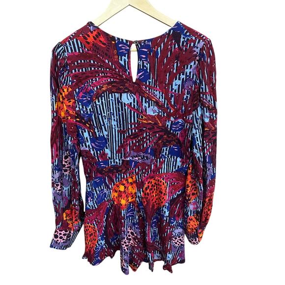 Free People Long Sleeved Audrey Romper - Size 8 - Picture 3 of 6